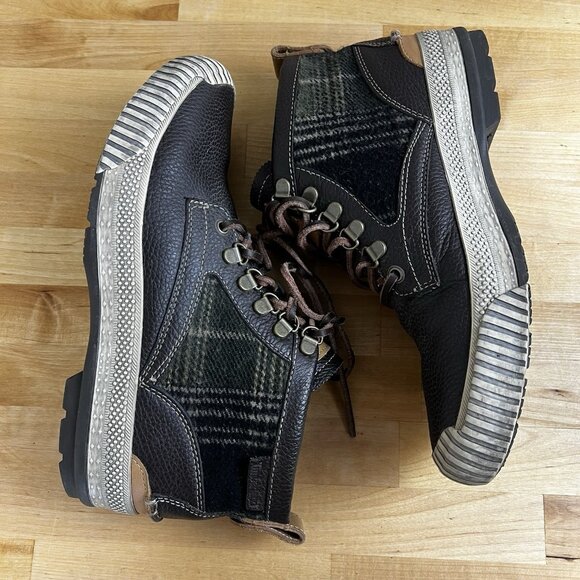 Timberland Smartwool 74197 Anti-Fatigue Boots‎ Sneaker Brown Leather Mens SZ 7.5 - Picture 7 of 10